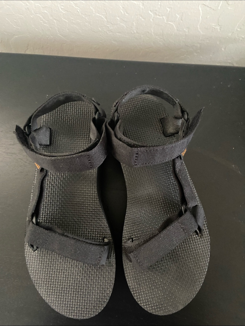 Teva | Black Flatform Sandal Adjustable Straps Size 8 - Picture 8 of 9
